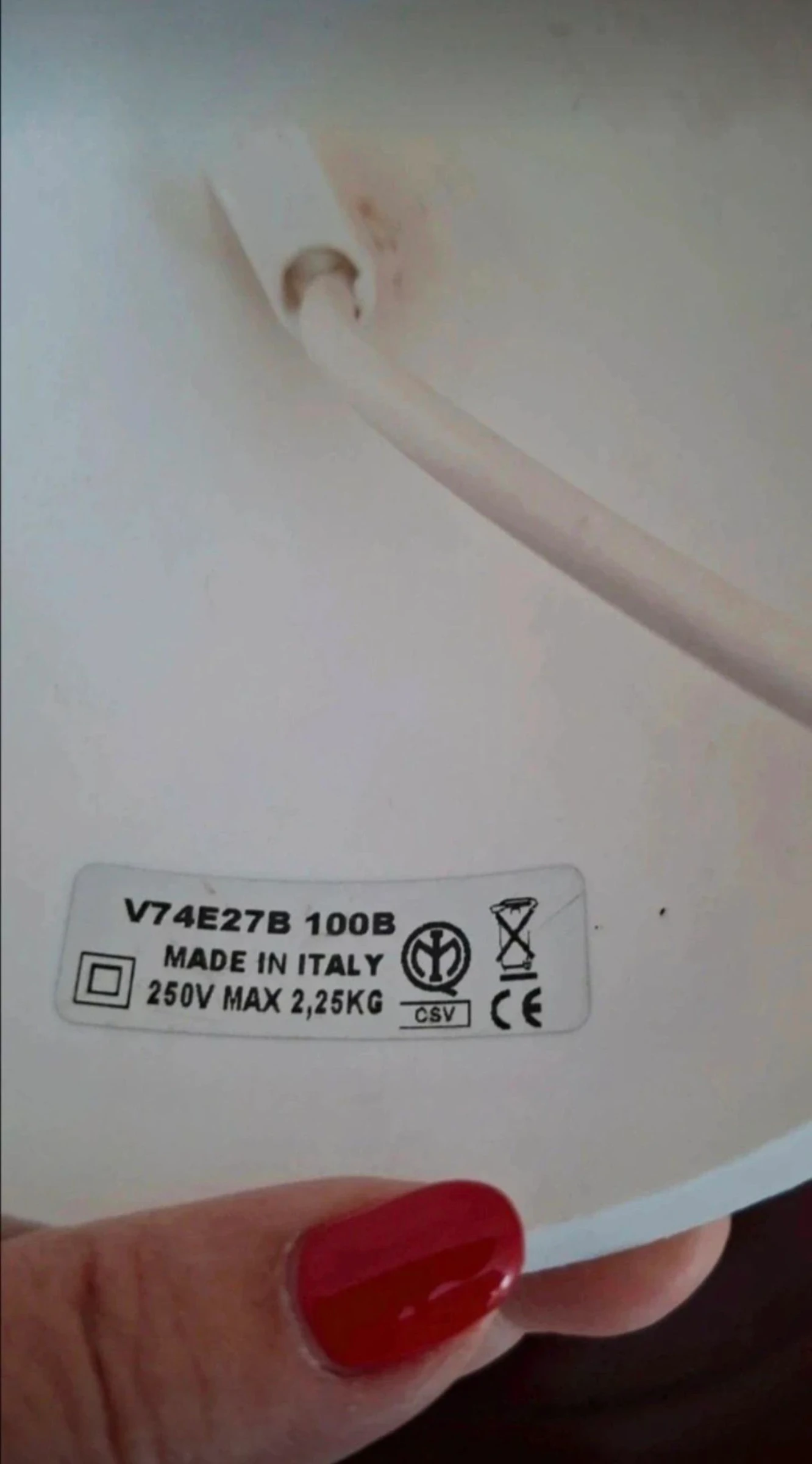 Ceiling lamp. Drum design – photo 6